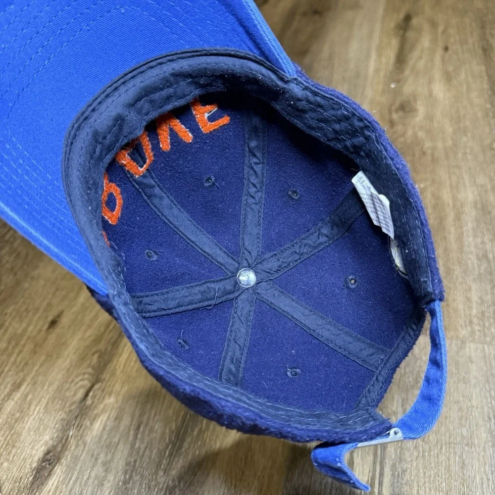 Brave Think‎ Smart Art Hat Baseball Cap Youth Kids Blue Orange Patch Trucker